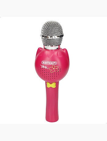 Microfono wireless rosa per bambini con altoparlante bontempi