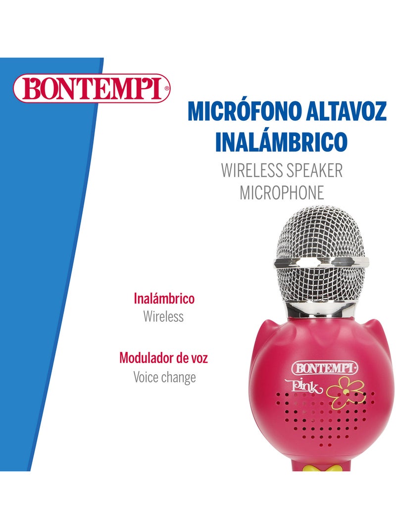 Microfono wireless rosa per bambini con altoparlante bontempi N/D - Kiabi