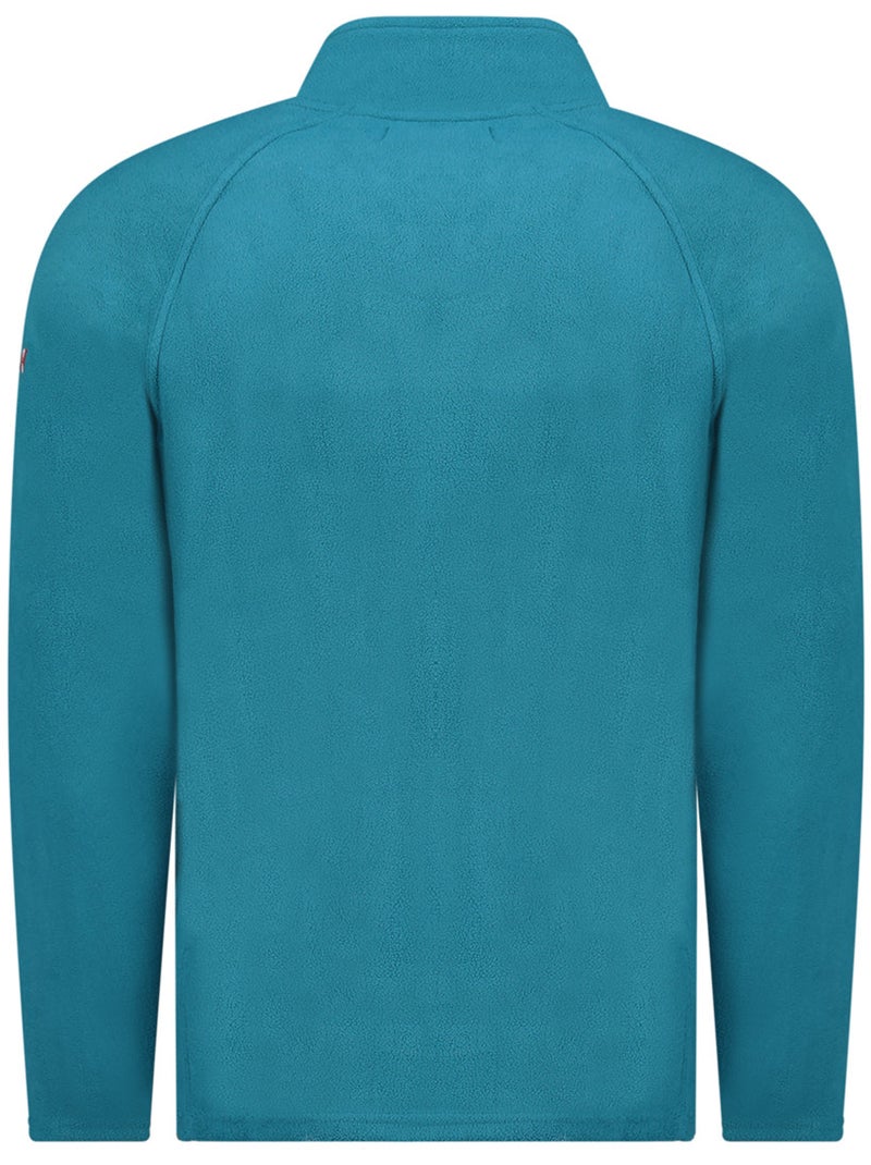 Micropile con collo zip tugeak – canadian peak Blu pavone - Kiabi