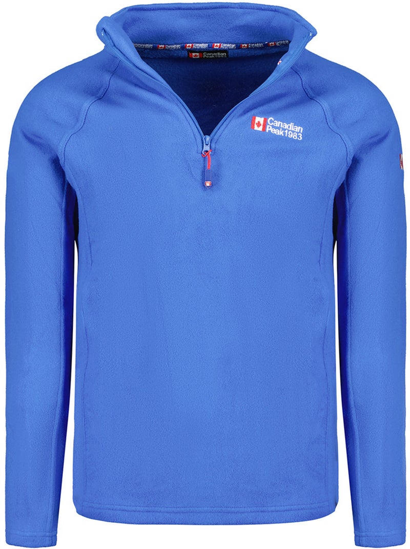 Micropile con collo zip tugeak – canadian peak Blu reale - Kiabi