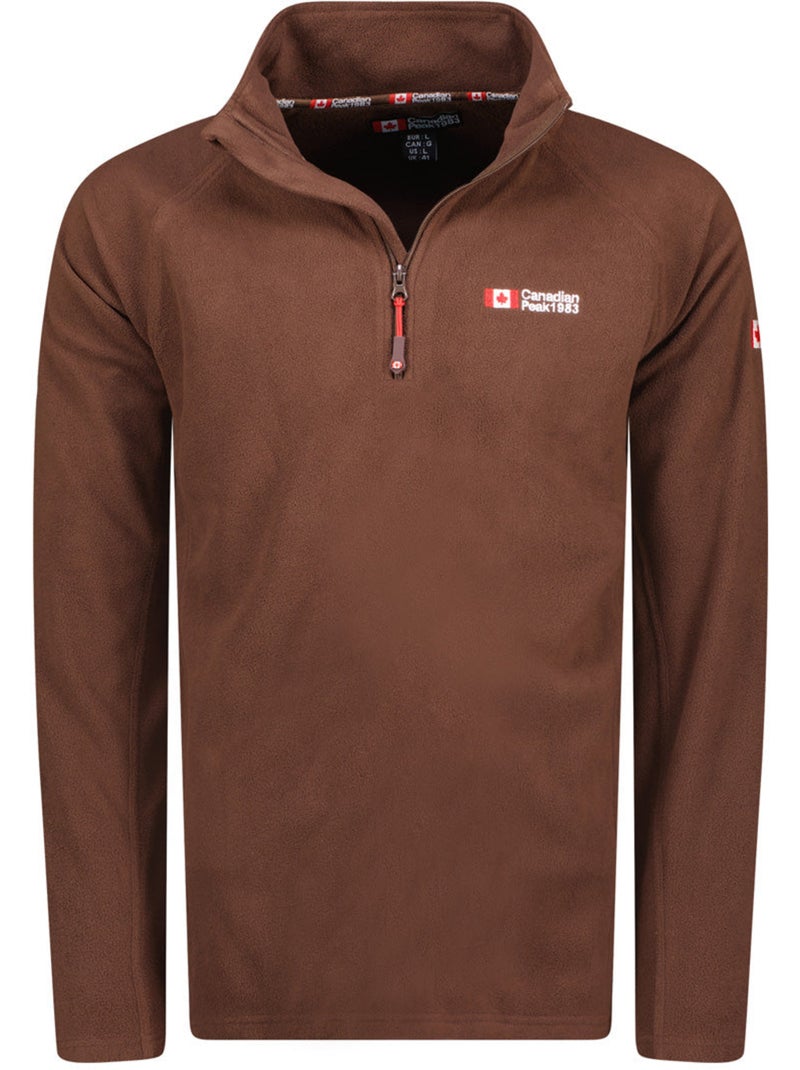 Micropile con collo zip tugeak – canadian peak Marrone - Kiabi