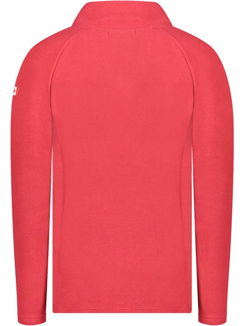 Micropile con collo zip tugeak – canadian peak Rosso - Kiabi