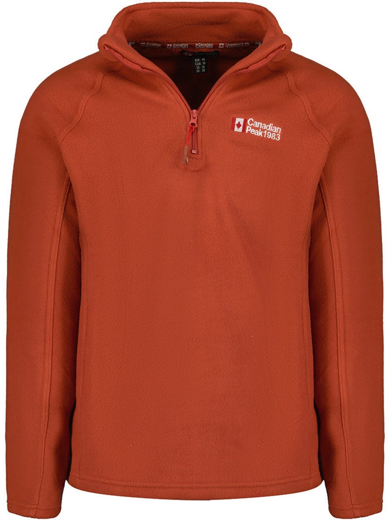 Micropile con collo zip tugeak – canadian peak Terracotta - Kiabi