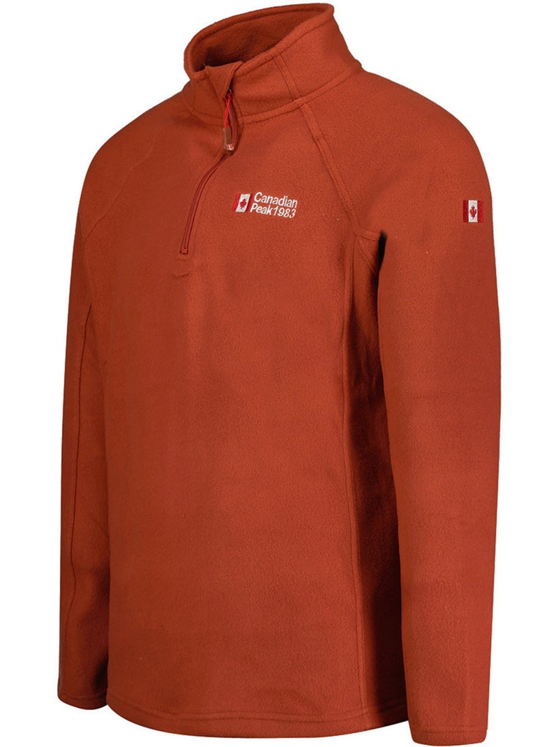 Micropile con collo zip tugeak – canadian peak Terracotta - Kiabi