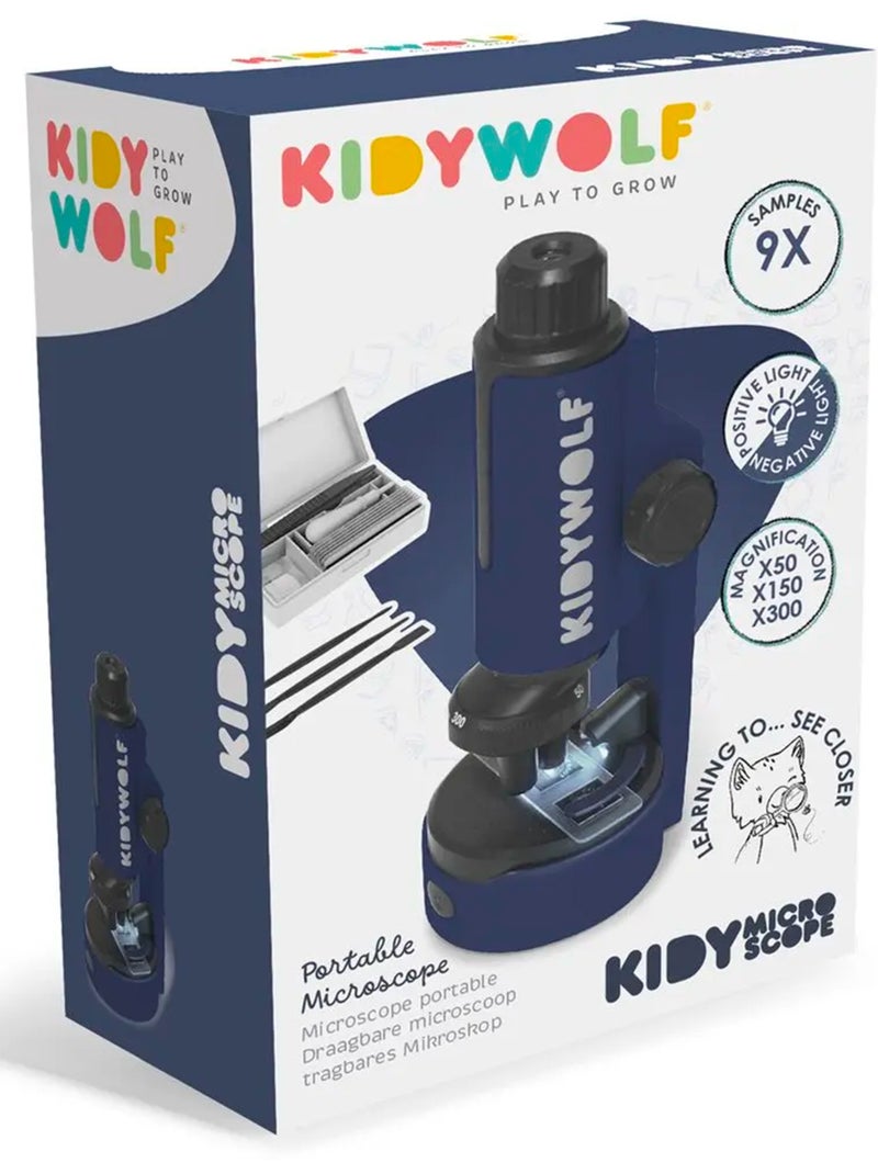 Microscopio portatile per bambini | kidywolf Blu - Kiabi