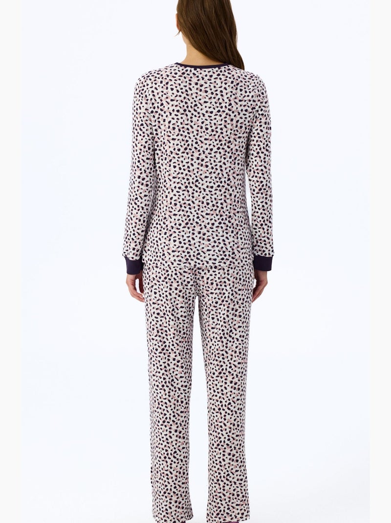 Midnight mood pantalone del pigiama stampato penti Bianco sporco - Kiabi