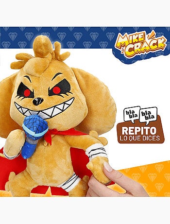 Mikecrack cane ufficiale di peluche mike.exe "canto e ripeto quello che dici".
