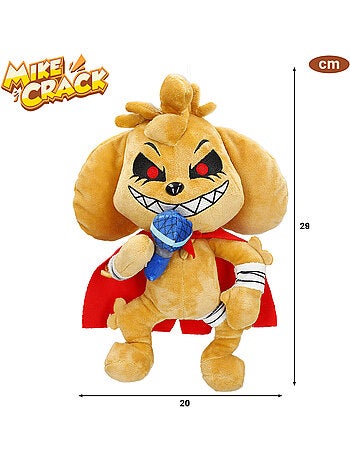 Mikecrack cane ufficiale di peluche mike.exe "canto e ripeto quello che dici".