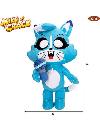 Mikecrack gatto ufficiale di peluche akela "canto e ripeto quello che dici".