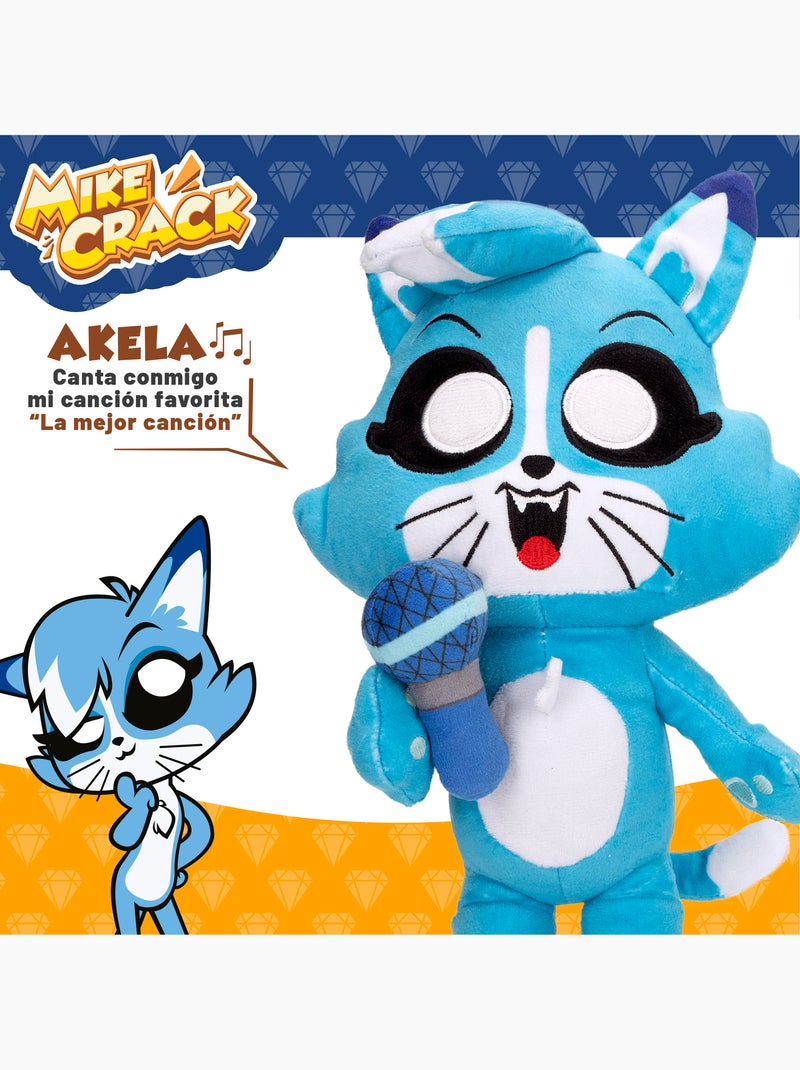 Mikecrack gatto ufficiale di peluche akela "canto e ripeto quello che dici". Multicolore - Kiabi