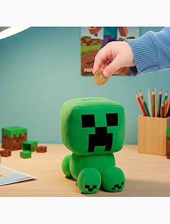 Minecraft salvadanaio di peluche per bambini 20 cm