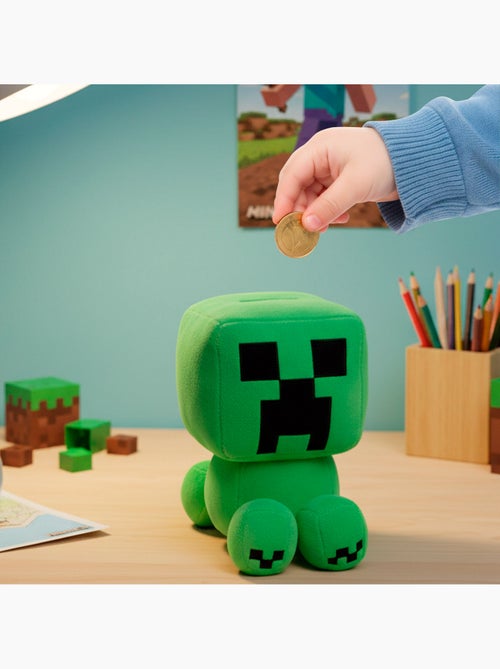 Minecraft salvadanaio di peluche per bambini 20 cm - Kiabi Minecraft salvadanaio di peluche per bambini 20 cm - Kiabi