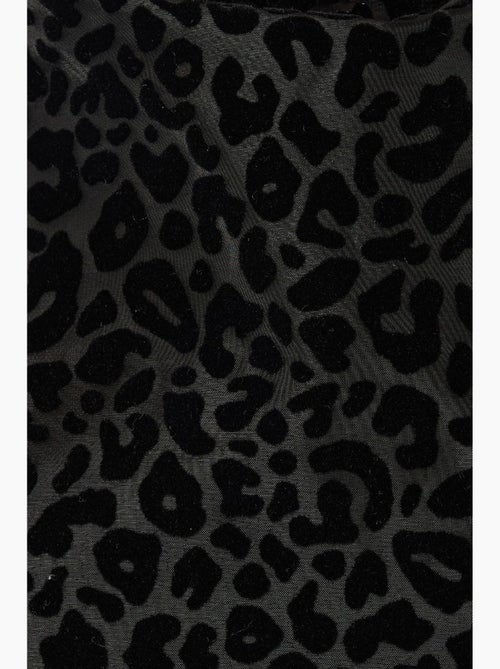 Mini abito aderente con stampa leopardata hiccup - Kiabi