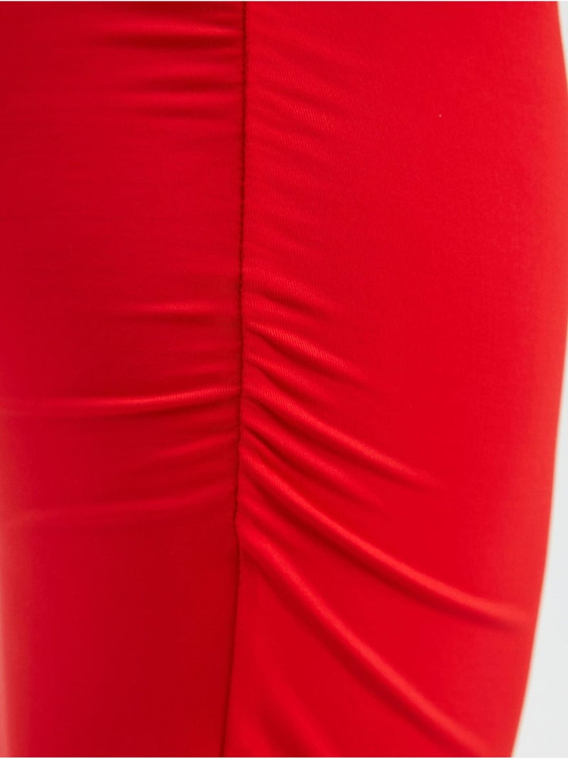 Mini abito aderente senza maniche con scollo rotondo hiccup Rosso - Kiabi