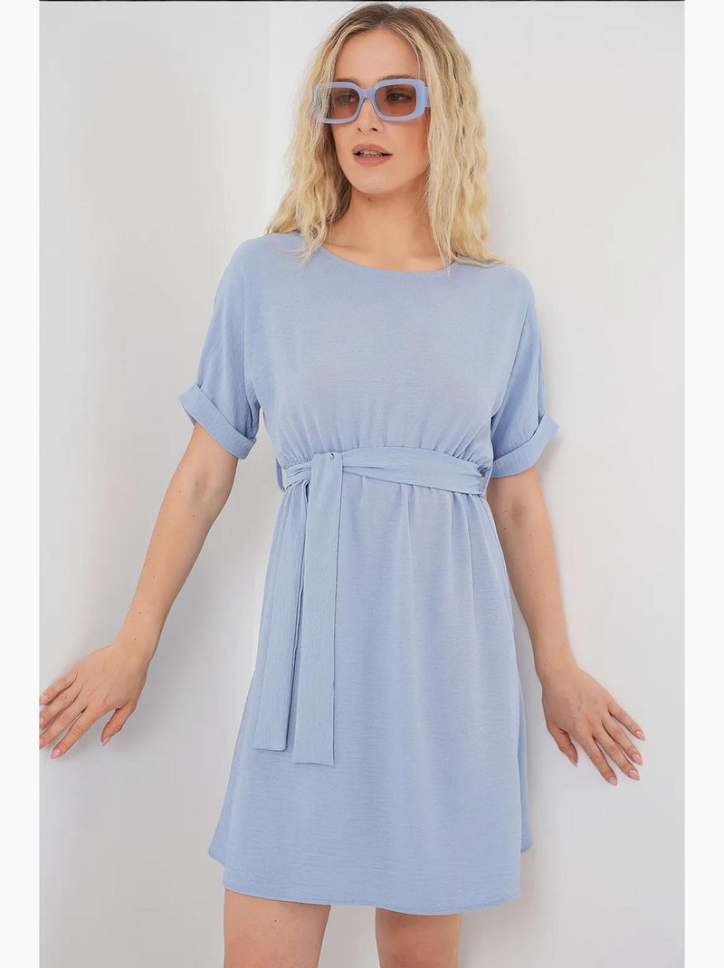 Mini abito ayrobin a maniche corte 2572 bdart Blu chiaro - Kiabi