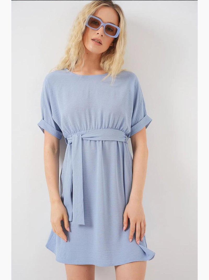 Mini abito ayrobin a maniche corte 2572 bdart Blu chiaro - Kiabi