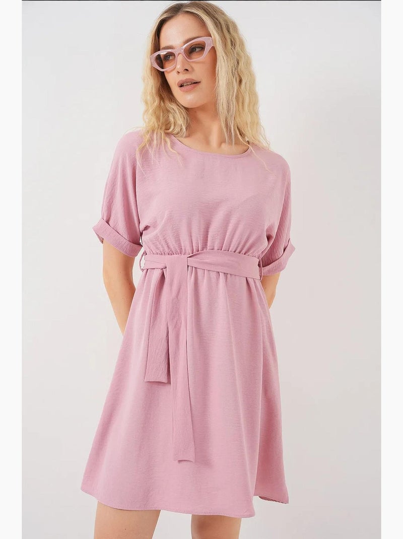 Mini abito ayrobin a maniche corte 2572 bdart Rosa pallido - Kiabi