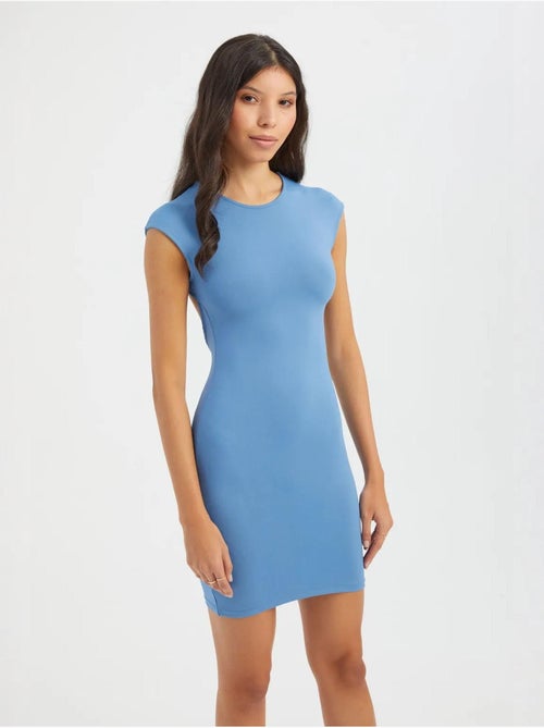 Mini abito bodycon con girocollo, maniche a cappuccio e cut-out sulla schiena hiccup - Kiabi Mini abito bodycon con girocollo, maniche a cappuccio e cut-out sulla schiena hiccup - Kiabi