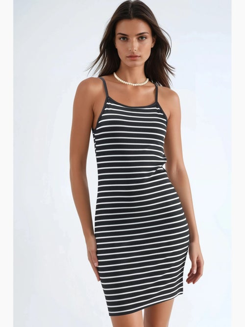 Mini abito bodycon con spalline hiccup - Kiabi Mini abito bodycon con spalline hiccup - Kiabi