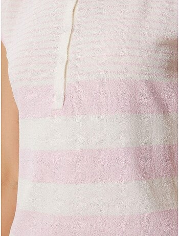 Mini abito bodycon in maglia a righe istanbul