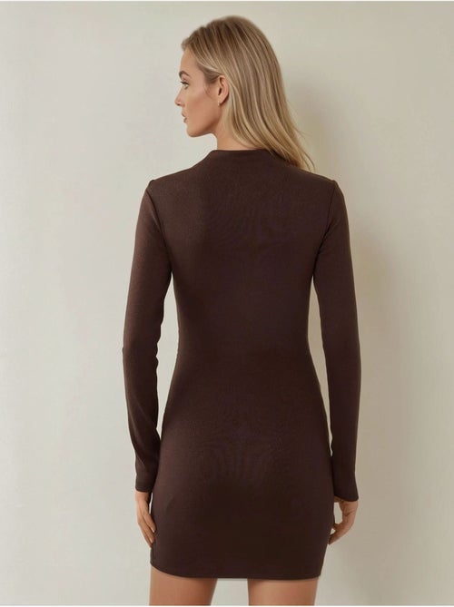 Mini abito bodycon in modal soft touch hiccup - Kiabi Mini abito bodycon in modal soft touch hiccup - Kiabi