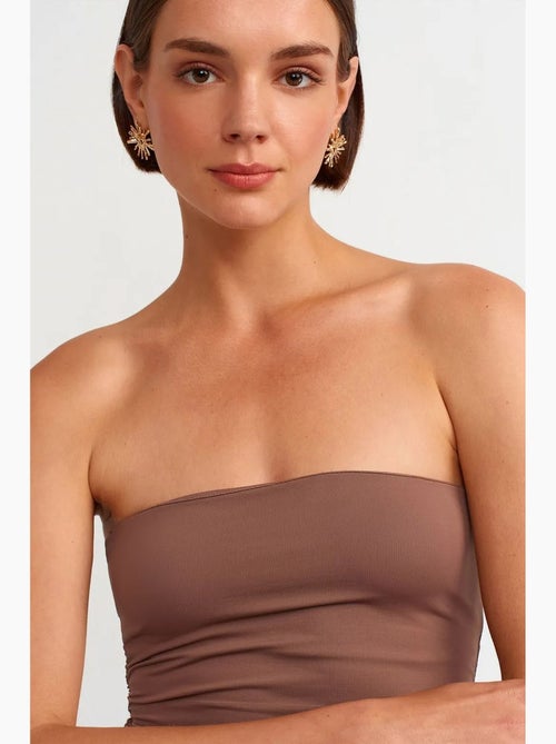 Mini abito bodycon senza spalline dilvin - Kiabi Mini abito bodycon senza spalline dilvin - Kiabi