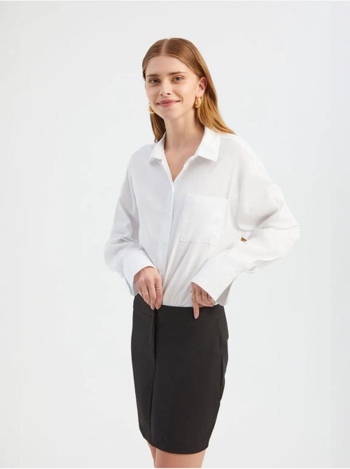 Mini abito-camicia combinato hiccup - Kiabi Mini abito-camicia combinato hiccup - Kiabi
