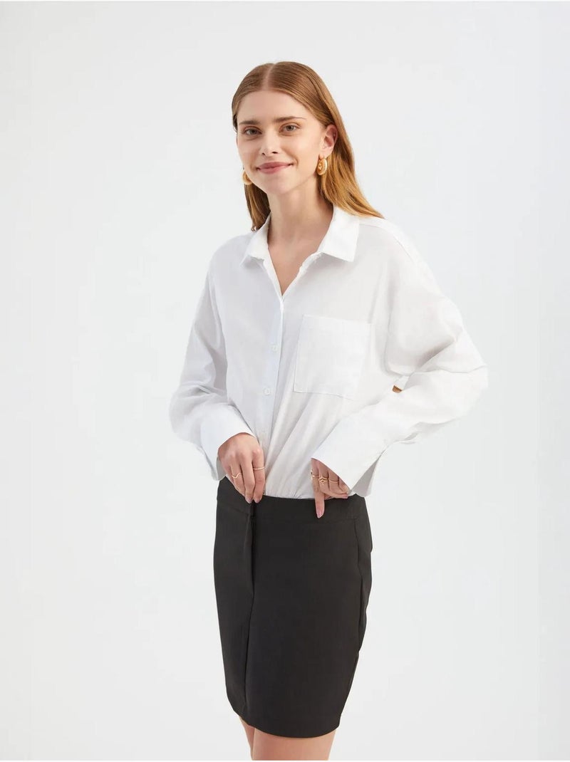 Mini abito-camicia combinato hiccup Nero - Kiabi
