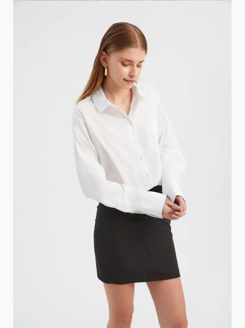 Mini abito-camicia combinato hiccup - Kiabi Mini abito-camicia combinato hiccup - Kiabi