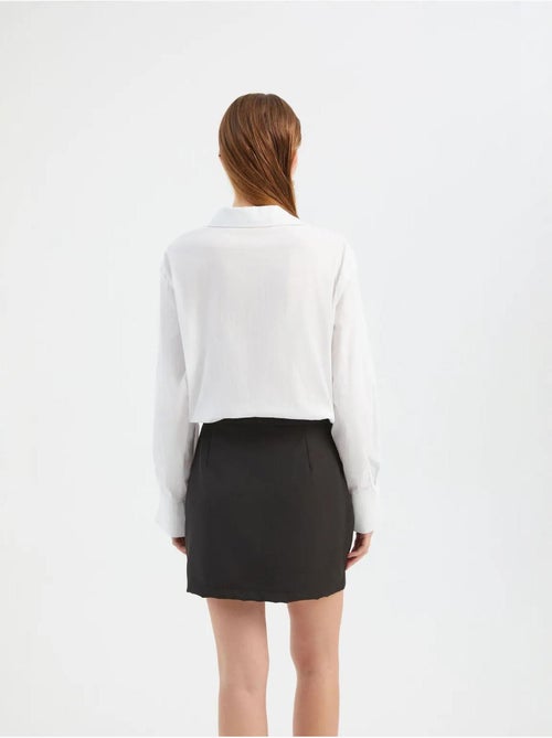 Mini abito-camicia combinato hiccup - Kiabi Mini abito-camicia combinato hiccup - Kiabi