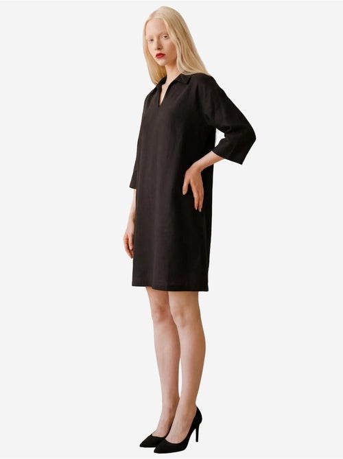 Mini abito con colletto polo e maniche a tre quarti my fashion - Kiabi
