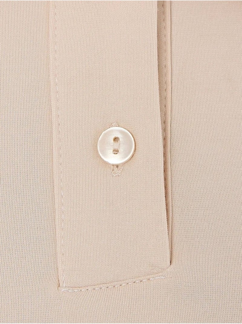 Mini abito con dettagli a bottoni hiccup Beige naturale - Kiabi