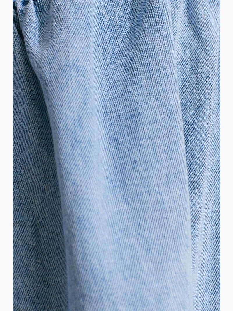 Mini abito halter in denim di cotone dilvin Blu zaffiro - Kiabi