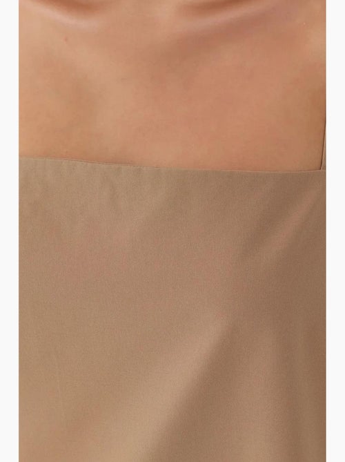 Mini abito relaxed con scollo quadrato e tasche hiccup - Kiabi