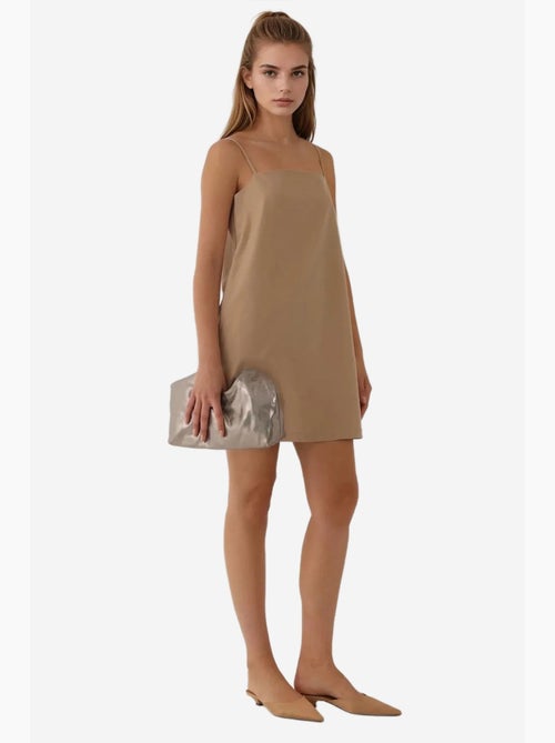 Mini abito relaxed con scollo quadrato e tasche hiccup - Kiabi