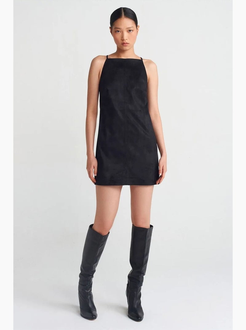 Mini abito senza maniche con zip dilvin Nero - Kiabi