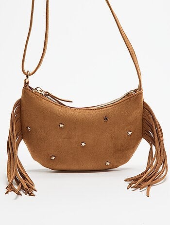 Mini borsa con frange