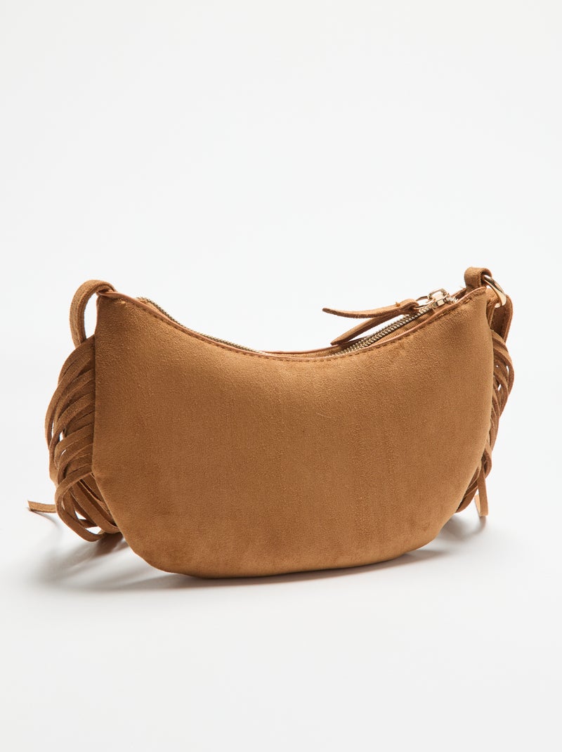 Mini borsa con frange Beige - Kiabi