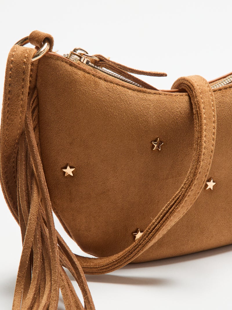 Mini borsa con frange Beige - Kiabi