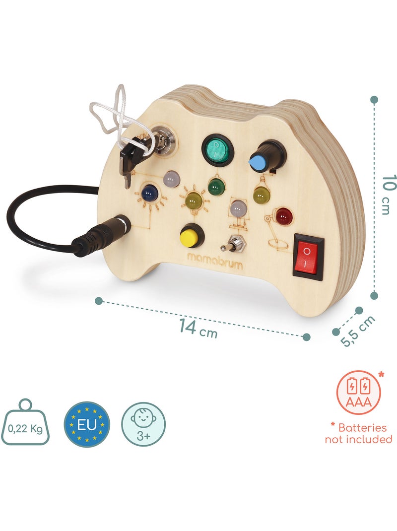 Mini busy board in legno controller gioco con led mamabrum N/D - Kiabi