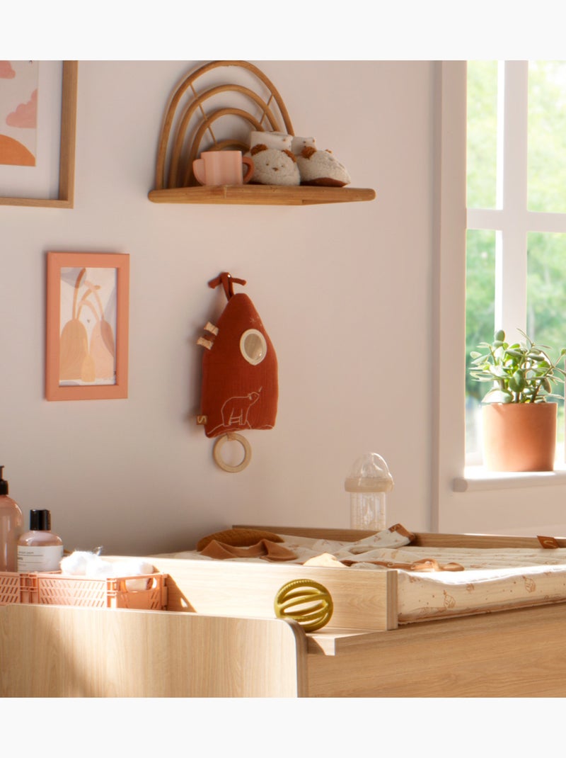 Mini casa musicale ricamata in - SAUTHON Arancione - Kiabi