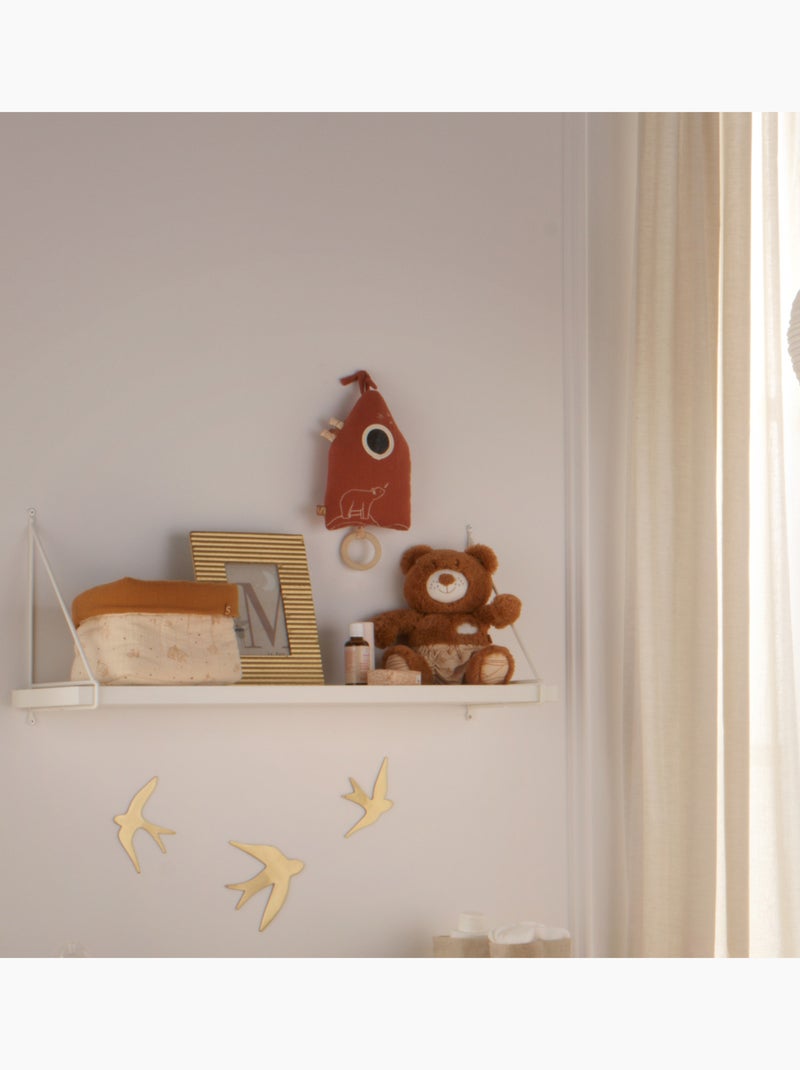 Mini casa musicale ricamata in - SAUTHON Arancione - Kiabi