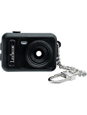 Mini fotocamera digitale portachiavi Black con memoria Flash integrata