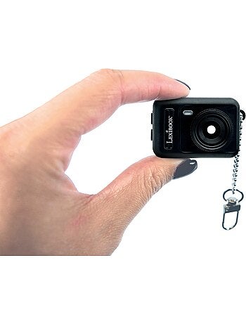 Mini fotocamera digitale portachiavi Black con memoria Flash integrata
