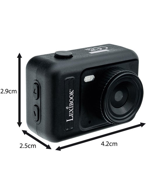 Mini fotocamera digitale portachiavi Black con memoria Flash integrata - Kiabi Mini fotocamera digitale portachiavi Black con memoria Flash integrata - Kiabi