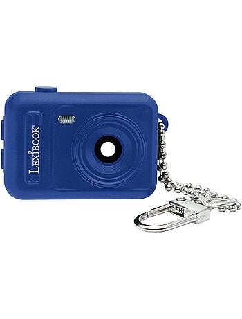 Mini fotocamera digitale portachiavi luce Blue con memoria Flash integrata