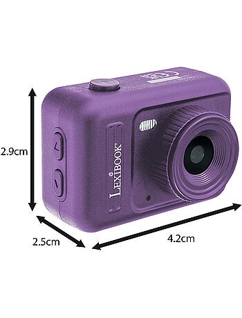 Mini fotocamera digitale portachiavi luce Pink con memoria Flash integrata