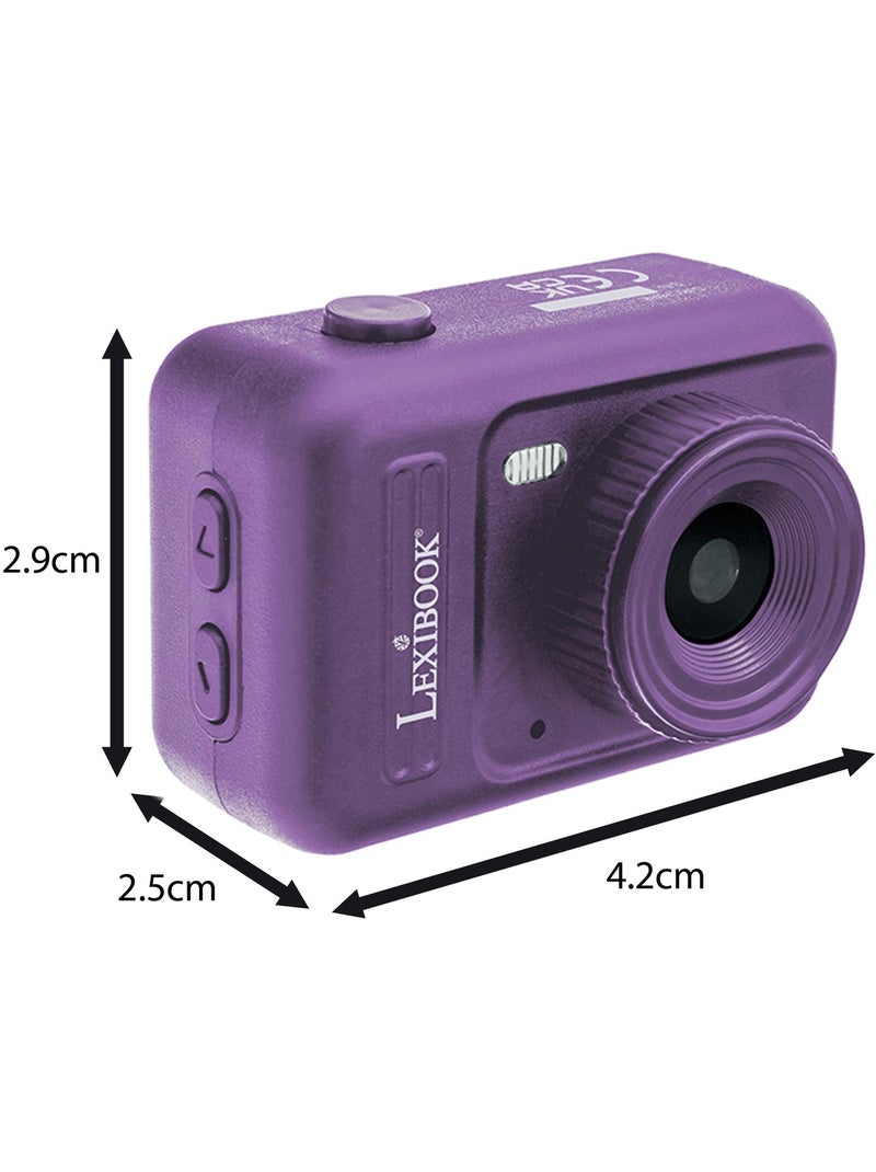 Mini fotocamera digitale portachiavi luce Pink con memoria Flash integrata Rosa - Kiabi