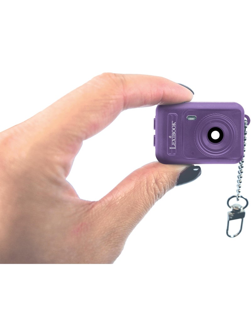 Mini fotocamera digitale portachiavi luce Pink con memoria Flash integrata Rosa - Kiabi