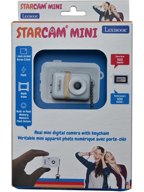 Mini fotocamera digitale portachiavi White con memoria Flash integrata - Kiabi